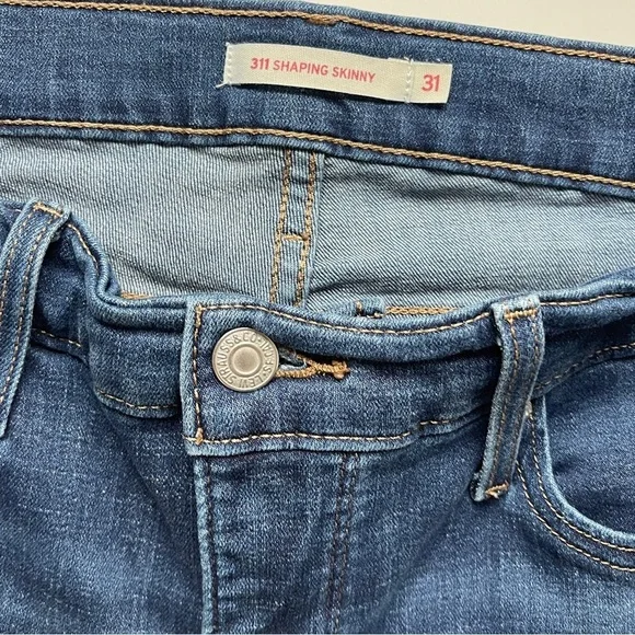 Levi's 311 High Waist Skinny Jeans W31L32 - Picture 2 of 5
